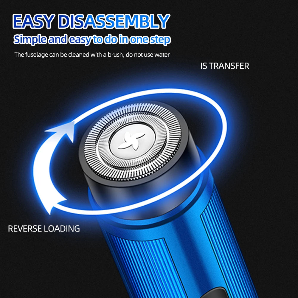 Men's Mini Electric Shaver Rechargeable Razor Epilator Women's Shaving Machine for Men Car Mini Shaver Electric Shaving Tools