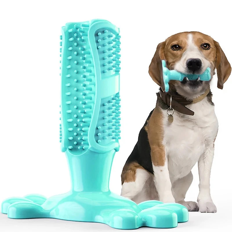 Dog toys chewable teeth chewing gum bad breath brushing for large breed dogs teeth oral cleaning toys